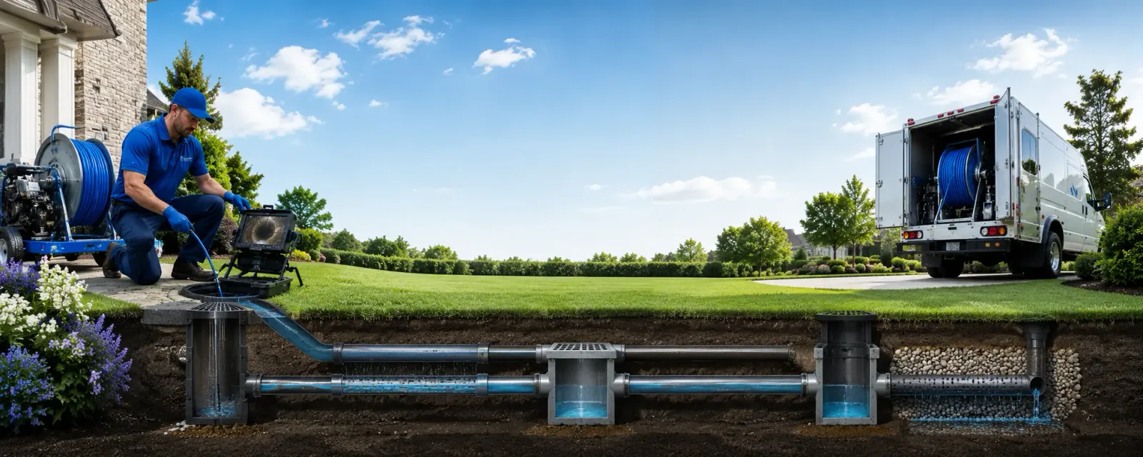 Outdoor drain cleaning information for Campbell, MN